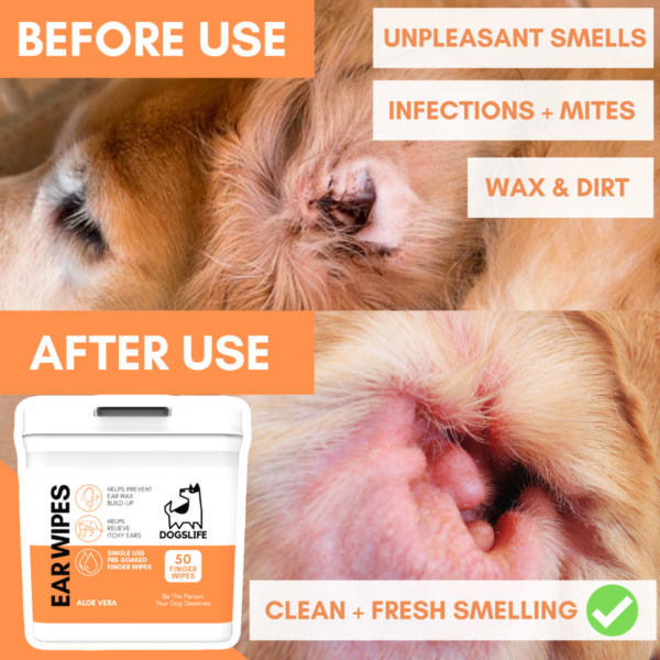 DogsLife: Ear Wipes Aloe Vera Dog 50pcs - Image 7