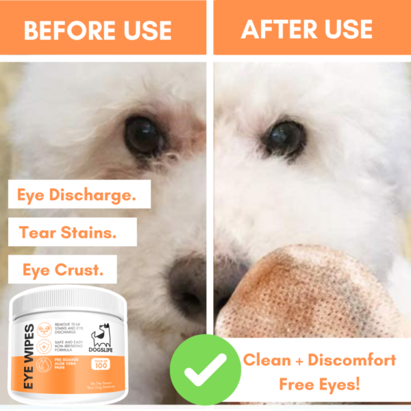 DogsLife: Eye Wipes Aloe Vera Dog 100pcs - Image 4