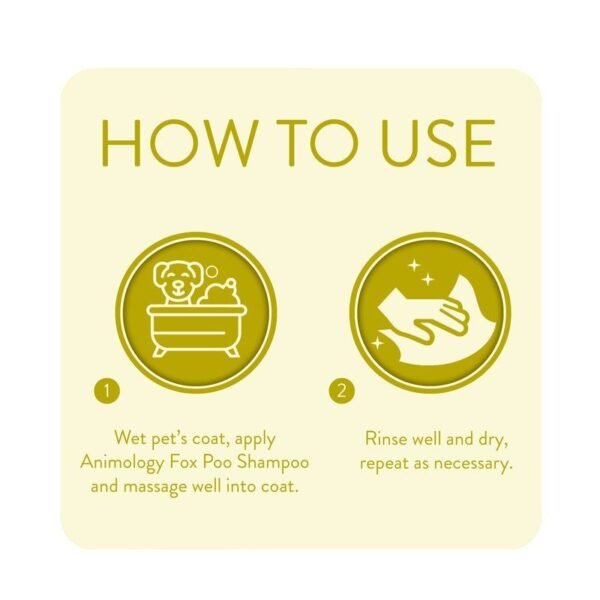 Animology: Fox Poo Odour & Poo Remover Dog Shampoo 250ml - Image 3
