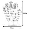 Flamingo: Mandy Grooming Wash Glove 24cm - Image 3