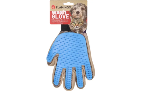 Flamingo: Mandy Grooming Wash Glove 24cm - Image 4