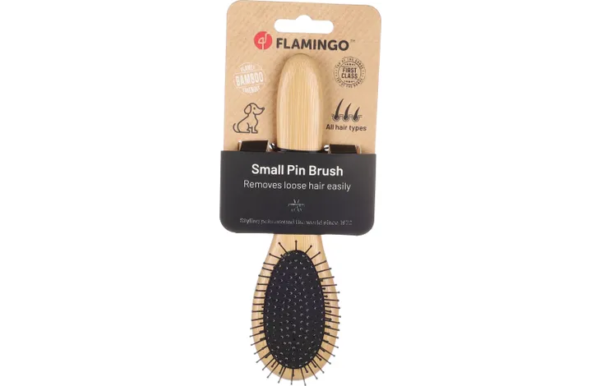 Flamingo: Bristle & Pin Babu Dog Brush - Image 3